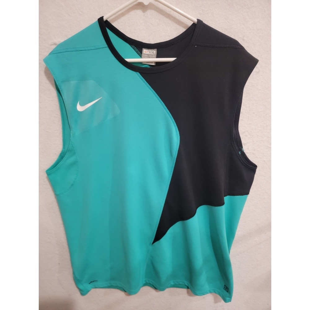 Nike Court Sphere React Tennis Tank Top Mens XXL 216156-300 Vintage 2000s Teal